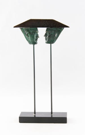 Niet of onleesbaar gesigneerd - Brons en metaal, Z.T. Onder één hoed kopen? Bied vanaf 10!