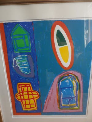 Dolf Verlinden - Zeefdruk. Titel, " D VIII / XV" kopen? Bied vanaf 75!