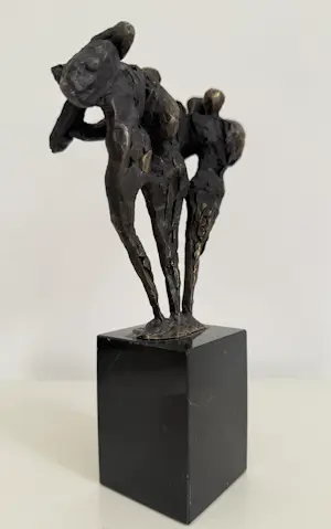 Bernadette Leijdekkers - Bronzen sculptuur | 'De muzikanten' kopen? Bied vanaf 20!