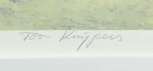 Toon Kuijpers - Zeefdruk, Fruition - Ingelijst (Groot) kopen? Bied vanaf 1!