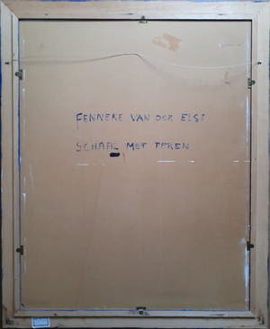 Fenneke van der Elst - Schaal met peren - groot - unicum kopen? Bied vanaf 110!