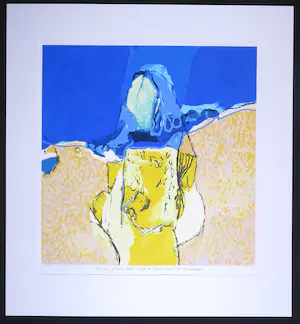 Henk van Vessem - Zeefdruk, Als een gouden ader kopen? Bied vanaf 1!