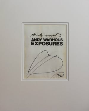 Andy Warhol - Originele tekening "Butterfly" 1979- Gesigneerd kopen? Bied vanaf 990!