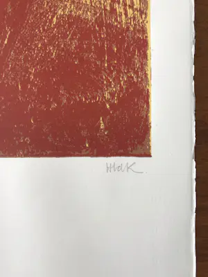 Hans Vandekerckhove - Prachtige zeefdruk - Kleine oplage - XII/XX kopen? Bied vanaf 85!