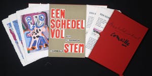 Corneille - Uitgave met 5 zeefdrukken en gedicht van Bert Schierbeek, Een schedel vol stem kopen? Bied vanaf 250!