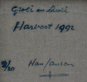 Han Jansen - Olieverf op doek: Groei en bloei Harvest - 1992 kaufen? Bieten Sie von 320!