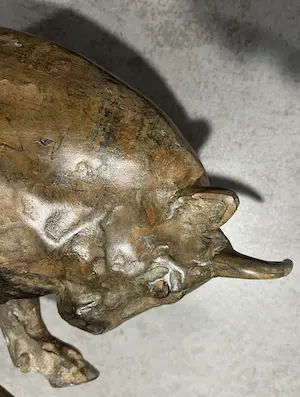 Pierre Chenet - Bronzen stier van Pierre Chenet kopen? Bied vanaf 400!