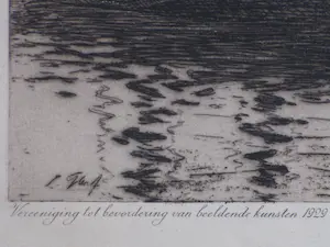 Salomon Garf - De Magere Brug te Amsterdam - Ets kopen? Bied vanaf 1!