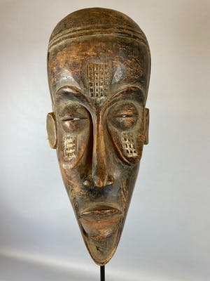 Ibibio - Tribal Used African Ibibio Mask - Nigeria. kopen? Bied vanaf 45!