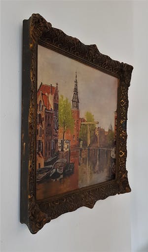 Niet of onleesbaar gesigneerd - torengezicht Amsterdam kopen? Bied vanaf 1!