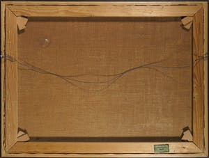 Niet of onleesbaar gesigneerd - Olieverf op doek, Havengezicht - Ingelijst kopen? Bied vanaf 1!