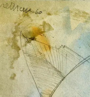 Robert Detheux - Introspective Vision, surrealistisches Werk von 1960 kopen? Bied vanaf 150!