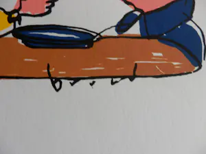 Herman Brood - Kleurenzeefdruk LUCKY LUKE en KUIFJE kopen? Bied vanaf 1!