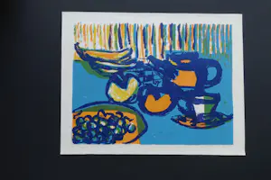 Daniel den Dikkenboer - STILLEVEN MET FRUIT EN AARDEWERK kopen? Bied vanaf 35!