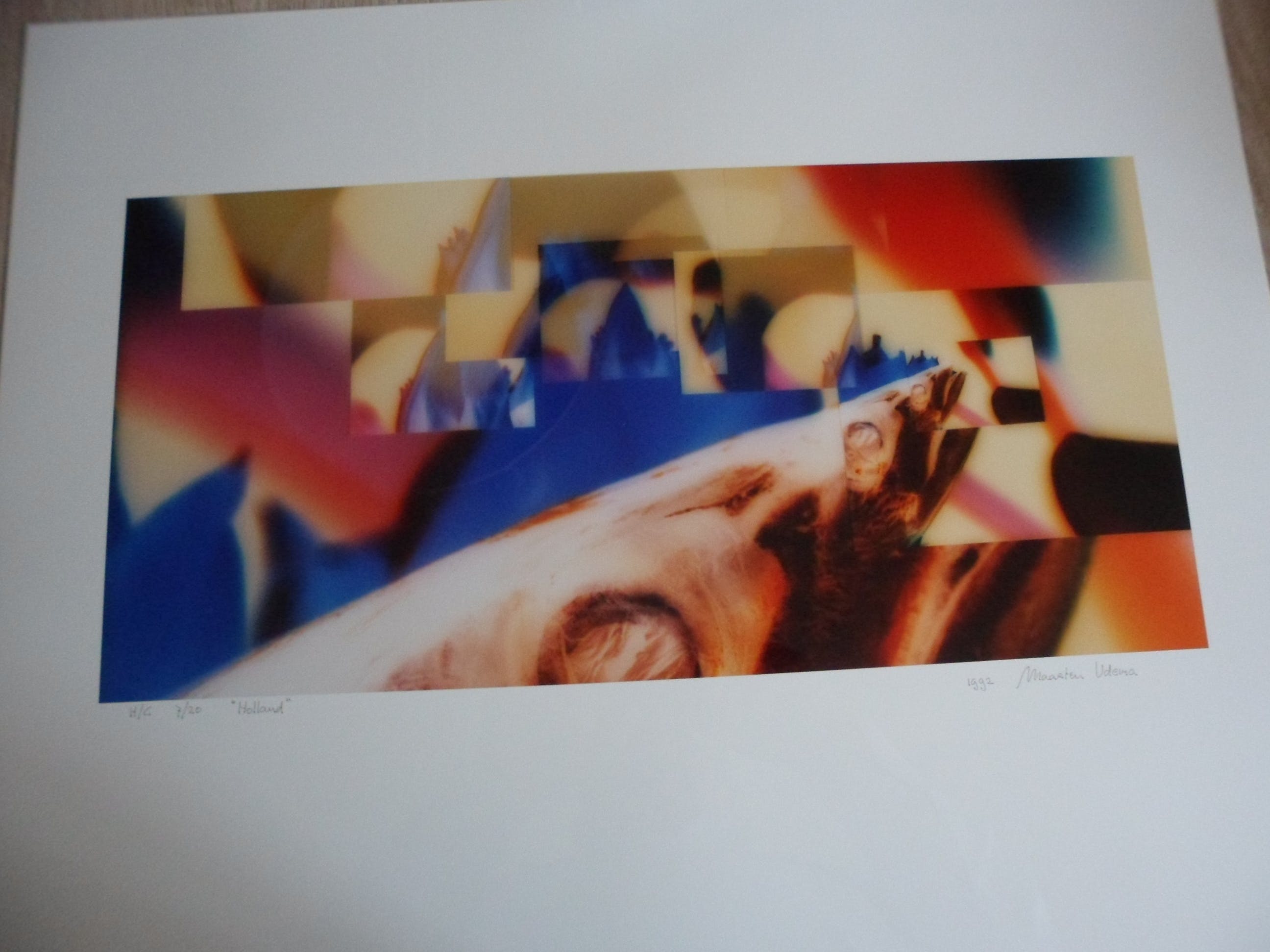 Maarten Udema - C-print op plasticfolie. Titel "Holland". kopen? Bied vanaf 1!