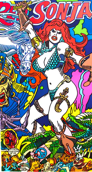 Guðmundur Erro - "SONJA" 2001 - Auflage 199 - handsigniert-nummerierrt verkauft für € 180!
