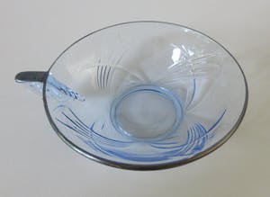 Curiosa - Art Deco 7-delige persglazen fruit set met verzilverde rand kopen? Bied vanaf 1!