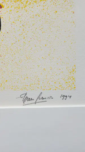 Niet of onleesbaar gesigneerd - Abstracte zeefdruk kopen? Bied vanaf 1!