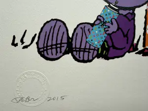 Death NYC - handgesigneerde zeefdruk | 'Louis Vuitton Snoopy/Charlie Brown | 2015 kopen? Bied vanaf 60!