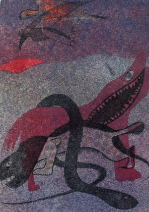 Harry van Kruiningen - Map met 8 kleurenlitho’s: Achnaton - 1954 kopen? Bied vanaf 295!