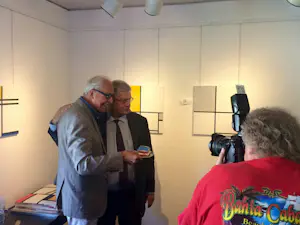 Piet Mondriaan - Composition A, emaille op metaal (unica, groot) kopen? Bied vanaf 1150!