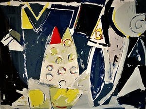 Piet Warffemius - EYECATCHER - grote (1986) gesigneerde Kleurenzeefdruk "Nepal" - fraai ingelijst kopen? Bied vanaf 30!