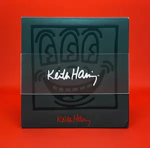 Keith Haring - ToyQube X Keith Haring - 4" SoundQube (Black) kopen? Bied vanaf 200!
