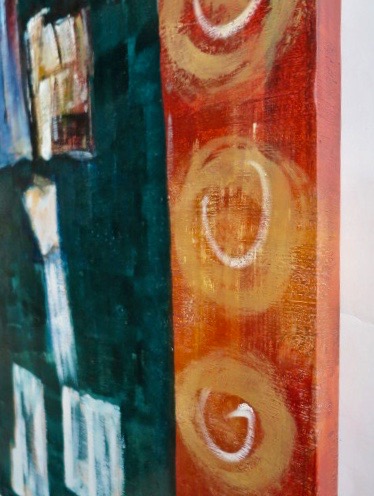 Niet of onleesbaar gesigneerd - Moving between the pattern - 3D - Gesigneerd A. Lesmour (?) kopen? Bied vanaf 1!