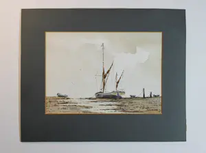 AcheterAllan Whitehead - Schip en roeiboten aangemeerd? Enchérissez de 45!