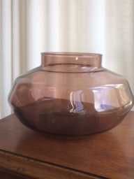 Willem Rozendaal - antieke optisch geblazen facet-geslepen fumi vaas kopen? Bied vanaf 40!