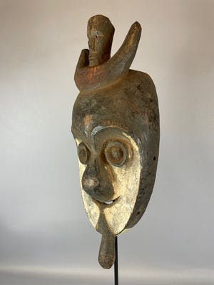 Grebo - Tribal Used African GREBO Mask - Nigeria. kopen? Bied vanaf 40!
