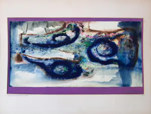 Willem Claassen - 1968 acryl op papier - Beeld Machinaties III - vroeg werk - 25648 kopen? Bied vanaf 75!
