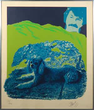 Karel Appel - Zeefdruk, Coocky - Ingelijst verkocht voor € 1!