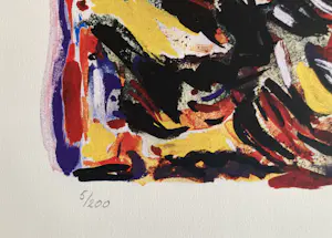 Theo Wolvecamp - “Happy birds” abstracte compositie kopen? Bied vanaf 150!