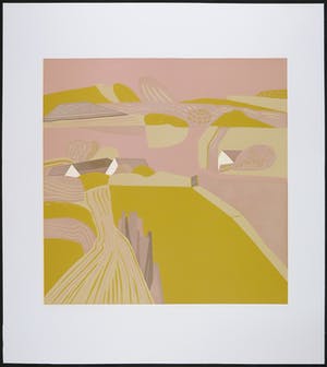 Harr Scheffer - Linosnede, Riesplak kopen? Bied vanaf 1!