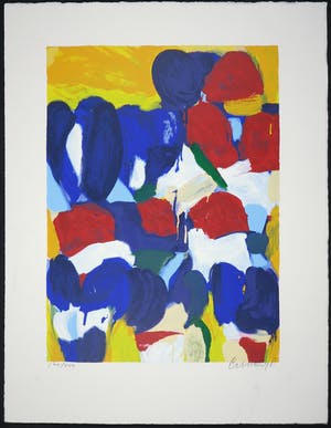 Jan Cremer - Zeefdruk, Tulpen III kopen? Bied vanaf 1!