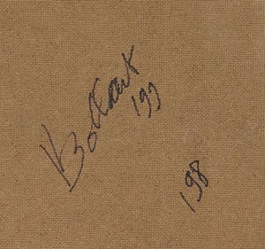 Jan Bollaert - Gemengde techniek op papier, Getuigschrift - Ingelijst kopen? Bied vanaf 40!