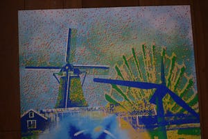 Henk van der Vet - Zeefdruk - Techniek kopen? Bied vanaf 40!