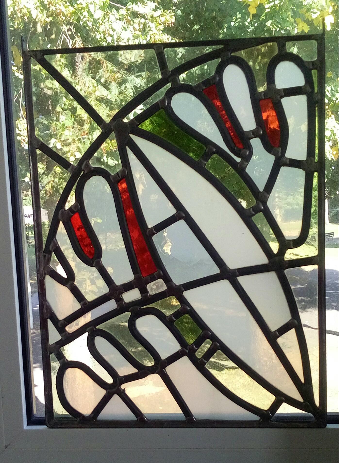 Lei Reihs - Glas-in-lood raamhanger verkocht voor € 60!