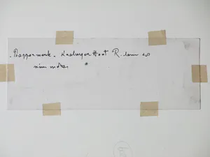 Wim Motz - Baggerwerk Kralingerhout - Pen/inkttekening kopen? Bied vanaf 1!