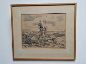 Kuno Brinks - Don Quichot met Sancho Panza kaufen? Bieten Sie von 150!