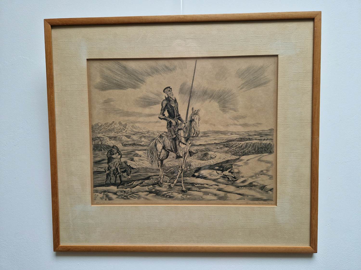 Kuno Brinks - Don Quichot met Sancho Panza kopen? Bied vanaf 150!