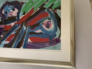 Karel Appel - Another blue head again kopen? Bied vanaf 350!