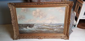 Hans Lenteman - Zeezicht kopen? Bied vanaf 150!