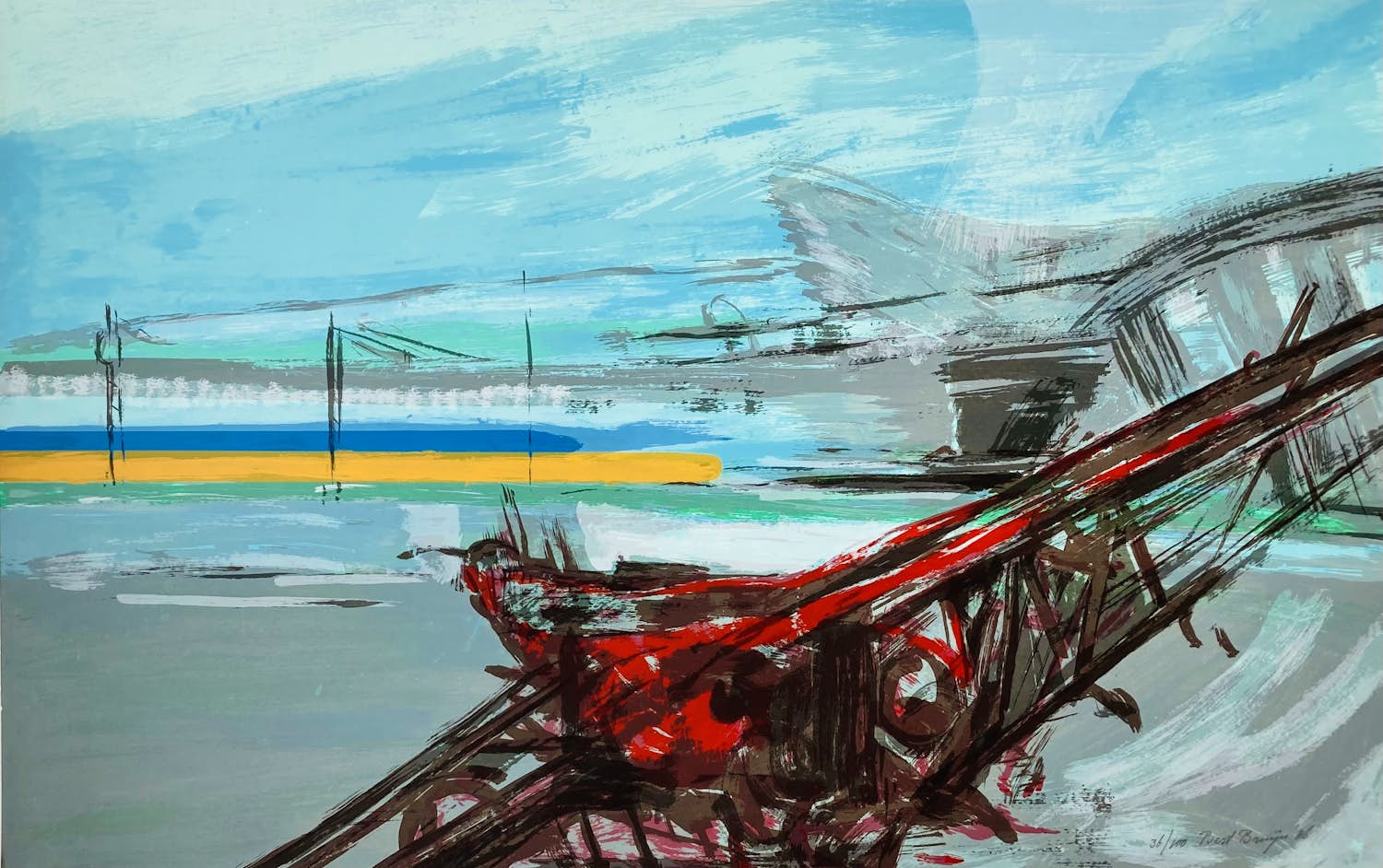 Bert Bruijn - Havengezicht kopen? Bied vanaf 20!