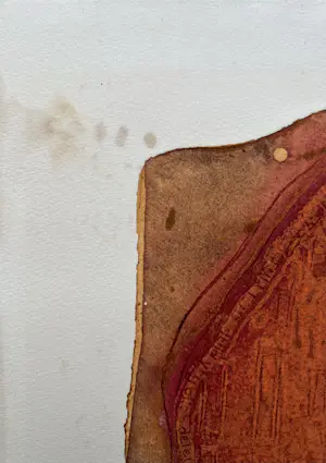 Theo Hoogewerf - handgesigneerde kleurenets | 'Ijzertijd stèle' kopen? Bied vanaf 10!