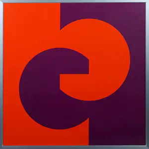 Cyril Lixenberg - Zeefdruk, Geometrische compositie - Ingelijst kaufen? Bieten Sie von 50!