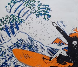 Martine Jacobs - Japanese surfer kopen? Bied vanaf 70!