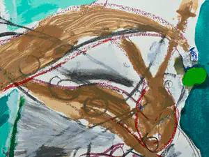 Anton Vrede - handgesigneerde zeefdruk | 'zonder titel' | 1993 kopen? Bied vanaf 1!