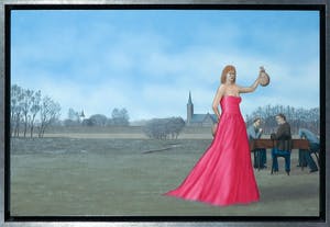 Sven Hoekstra - Olieverf op paneel, Zonder titel - Ingelijst kopen? Bied vanaf 500!